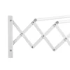 Wanddroger 57,5cm ruimtebesparend wasrek voor binnen en buiten metaal in wit 63,5 x 60 x 20 cm 9