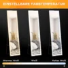 Wandspiegel met led 2 in 1 staande spiegel volledige lichaamsspiegel aluminium frame voor slaapkamer verlichting zilver goud 6