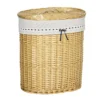 Wasmand met deksel van wilg 100l 51x38x57cm natuur wasbox voor slaapkamer & badkamer 1