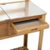 Weerbestendige planttafel met verzinkt werkblad, plank & bloemenrek, outdoor tuinierstafel voor tuin & terras 10