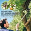 1,2m boomknipper met vergrendelingsmechanisme, takknippers voor snijden en vasthouden, tuinknipper met aluminium handvat, lange steel tuinknipper voor takken, voor het snijden van takken en het plukken van fruit 5