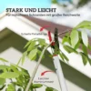 1,8m boomknipper met vergrendelingsmechanisme, takkenscharen voor snijden en vasthouden, tuinknipper met aluminium handvat, langstelige tuinschaar voor takken, voor het snijden van takken en het plukken van fruit 6