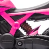 Aiyaplay 12v elektrische kinder motorfiets, kinderfiets met trainingswielen, tot 3 km/u, elektrische motorfiets met claxon en startgeluid, kinderrijtuig voor 3 8 jaar oude kinderen, max. 30 kg, roze 9