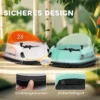 Aiyaplay 12v kinder autoscooter met 2,4 g afstandsbediening, elektrische bumper met muziek en lichtjes, 2 km/u, kinder elektrische auto met 360° rotatie, voor 1,5 5 jaar, groen 8
