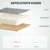 Bureaustoel met massagefunctie ergonomische directiestoel met ligfunctie voetensteun hoogteverstelbaar 360° draaibaar bureau stoel computerstoel met linnenlook, grijs 7
