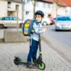 E scooter elektrische scooter 120w motor 6 km bereik max. 8 km/u elektrische step belasting tot 50kg, e step voor vanaf 6 jaar groen+wit 2