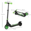 E scooter elektrische scooter 120w motor 6 km bereik max. 8 km/u elektrische step belasting tot 50kg, e step voor vanaf 6 jaar groen+wit 4