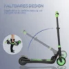 E scooter elektrische scooter 120w motor 6 km bereik max. 8 km/u elektrische step belasting tot 50kg, e step voor vanaf 6 jaar groen+wit 7