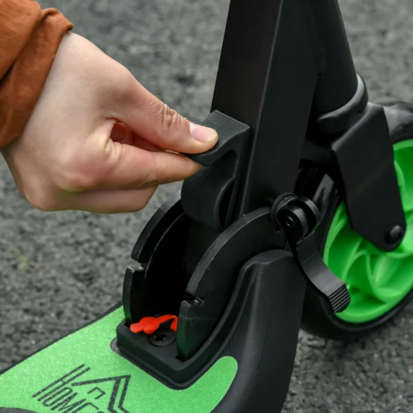 E scooter elektrische scooter 120w motor 6 km bereik max. 8 km/u elektrische step belasting tot 50kg, e step voor vanaf 6 jaar groen+wit 9