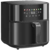Heteluchtfriteuse 8l airfryer met 8 voorinstellingen, 60 min timer, 360° heteluchtcirculatie, 1700w friteuse zonder olie, met oververhittingsbeveiliging, led touch display, zwart 1