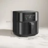 Heteluchtfriteuse 8l airfryer met 8 voorinstellingen, 60 min timer, 360° heteluchtcirculatie, 1700w friteuse zonder olie, met oververhittingsbeveiliging, led touch display, zwart 4