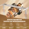 In hoogte verstelbaar bureauframe elektrisch tafelframe met 2 motoren & 3 geheugenbesturing bureau poten met minder lawaai, botsingsbescherming wit 6