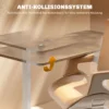 In hoogte verstelbaar bureauframe elektrisch tafelframe met 2 motoren & 3 geheugenbesturing bureau poten met minder lawaai, botsingsbescherming wit 8