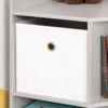 Kinderhoekrek met 3 opbergdozen kinderkamer speelgoedopslag voor 3 12 jaar kinderen grijs 57,4 x 57,4 x 94 cm 10