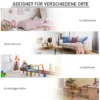 Kinderhoekrek met 3 opbergdozen kinderkamer speelgoedopslag voor 3 12 jaar kinderen grijs 57,4 x 57,4 x 94 cm 7