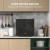 Mini diepvriezer 35 l vriesdoos elektrisch vrijstaand 45 w mini diepvrieskist minikoelkast 14 tot 24℃ 5 traps temperatuurregeling 47 x 44,2 x 48,8 cm zwart 6