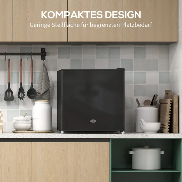 Mini diepvriezer 35 l vriesdoos elektrisch vrijstaand 45 w mini diepvrieskist minikoelkast 14 tot 24℃ 5 traps temperatuurregeling 47 x 44,2 x 48,8 cm zwart 6