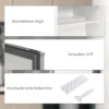 Mini vriezer 35 l elektrische vriesbox vrijstaand 161 w mini diepvriezer minikoelkast 14 tot 24℃ 5 traps temperatuurregeling 47 x 44,2 x 48,8 cm grijs 8