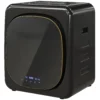 Mini wasdroger met 6 programma led touchscreen 4 kg tot 60℃, 800w vrijstaand wandmonteerbaar afvoerdroger met oververhittingsbeveiliging afvoerdroger voor kleding zwart 1