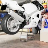 Motorfiets standaard, universele motorfiets houder tot 500kg belastbaar, motorfietsstandaard motorfietsheffer motorfietsheftafel, motorfiets motocross hefplatform heffer montageblok 2