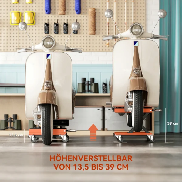 Motorfietsheffer 500 kg belastbaar motorfietsheftafel 135 390 mm hoogteverstelbaar montageblok fietsreparatie schaarheffer in garage & buitenruimtes 7
