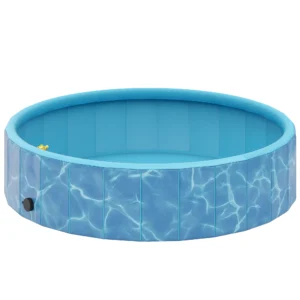 Opvouwbaar hondenzwembad met fontein en waterkussendesign Ø120 x 30 cm antislip hondenbadkuip zwembad zwembad voor honden en katten 1