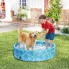 Opvouwbaar hondenzwembad met fontein en waterkussendesign Ø120 x 30 cm antislip hondenbadkuip zwembad zwembad voor honden en katten 2