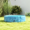 Opvouwbaar hondenzwembad met fontein en waterkussendesign Ø120 x 30 cm antislip hondenbadkuip zwembad zwembad voor honden en katten 4
