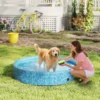 Opvouwbaar hondenzwembad met fontein en waterkussendesign Ø160 x 30 cm antislip hondenbadkuip zwembad zwembad voor honden en katten 10