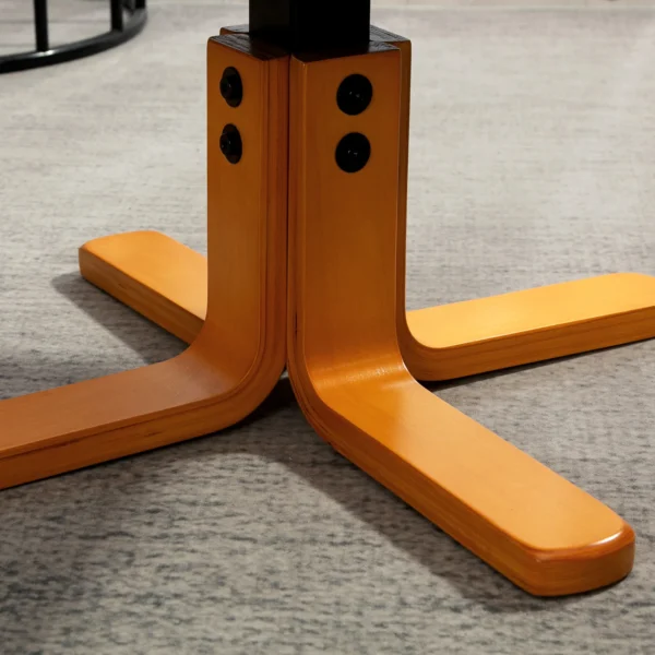 Relaxstoel met voetenbank, opbergruimte, elektrische massagestoel met ligfunctie, draaibare televisiestoel met zijvak, afstandsbediening, houten frame, polyester, zwart 10
