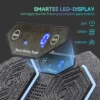 Sportnow muziek boks machine, elektronische bluetooth boksmachine met muziek, 9 snelheden 3 modi, wandgemonteerd slim boksdoel met led verlichting, voor volwassenen, thuisoefeningen, zwart 7