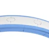 Sportnow slimme hula hoop reifen voor volwassenen met gewicht bal teller 16 knopen (76 113cm) verstelbare fitness stille afslank apparatuur infinity hula hoop voor gewichtsverlies, fitness lichtblauw 9