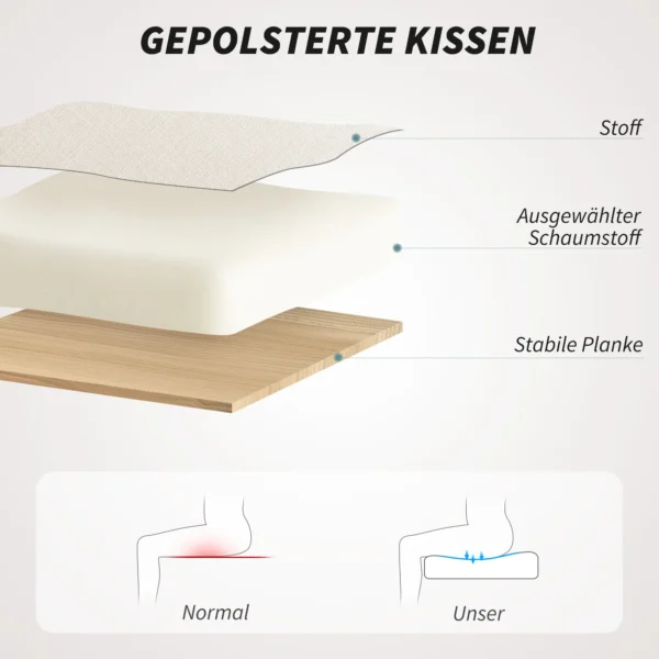 Thuiswerkstoel, draaibare bureaustoel verstelbare hoogte met kantelfunctie, linnenlook, make up stoel voor slaapkamer, studeerkamer, beige 5