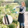 Tuinschaar set 2 delig meslengte 40 cm takkenschaar met anti aanbaklaag metalen bladen, 51 cm tuinschaar voor het snoeien van hagen en takken 7
