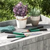 Tuinschaar set 2 delig meslengte 40 cm takkenschaar met anti aanbaklaag metalen bladen, 51 cm tuinschaar voor het snoeien van hagen en takken 9