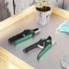 Tuinwerktuig set 2 stukken tuin gereedschap van metaal tuinapparatuur met bypass tuinschaar aambeeld tuinschaar tuinwerk set tuincadeaus voor vrouwen en mannen groen+zwart 2