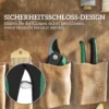 Tuinwerktuig set 2 stukken tuin gereedschap van metaal tuinapparatuur met bypass tuinschaar aambeeld tuinschaar tuinwerk set tuincadeaus voor vrouwen en mannen groen+zwart 8