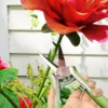 Tuinwerktuig set 2 stuks tuin gereedschap van roestvrij staal tuinapparatuur met tuinschaar takkenschaar tuinwerk set tuincadeaus voor vrouwen en mannen groen+zilver 9