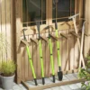 Tuinwerktuigset 4 stuks tuin gereedschapset met schop, tuinhak, tuinhark, bladhark, ideaal cadeau voor mannen en vrouwen 2