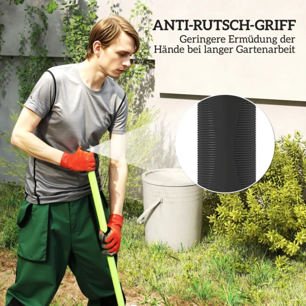 Tuinwerktuigset 4 stuks tuin gereedschapset met schop, tuinhak, tuinhark, bladhark, ideaal cadeau voor mannen en vrouwen 7