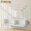 Tv kast hangend tv meubel voor televisies tot 65 inch 140 cm lowboard tv tafel met opbergruimte tv kast voor woonkamer wit 4