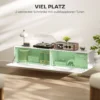 Tv kast hangend tv meubel voor televisies tot 65 inch 140 cm lowboard tv tafel met opbergruimte tv kast voor woonkamer wit 6