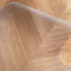 Vloerbeschermingsmat 90 x 120 cm bureaustoel onderlegger in transparant, krasbestendige stoelonderlegger, vloermat voor harde vloeren 8