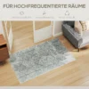 Vloerkleed woonkamervloerkleed in moderne stijl, wasbaar vloerkleed, vloerkleed voor woonkamer, slaapkamer, 150 x 80 cm donkergrijs 6