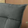 Vloerstoel 360° draaibaar vloerzetel met 5 voudig verstelbare rugleuning, opvouwbare vloersofa meditatiestoel gestoffeerd luie sofa voor woonkamer gaming & lezen donkergrijs 10