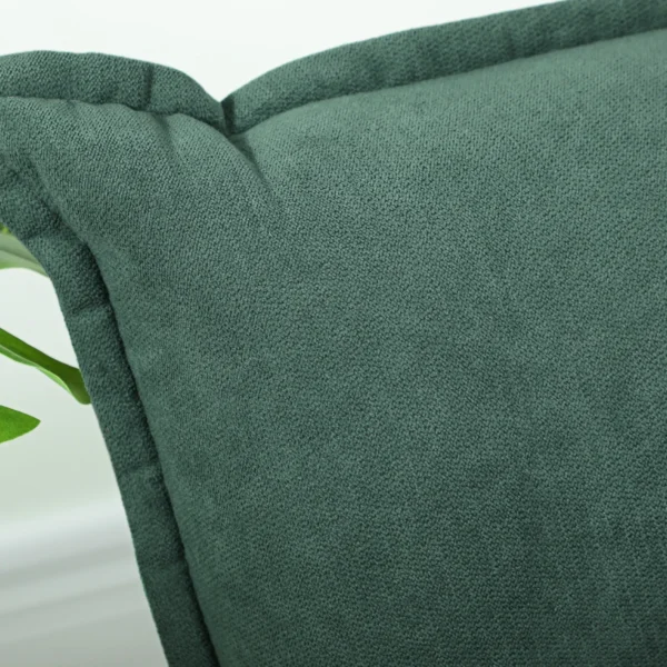 Vloerstoel 360° draaibaar vloerzetel met 5 voudig verstelbare rugleuning, opvouwbare vloersofa meditatiestoel gestoffeerd luie sofa voor woonkamer gaming & lezen groen 10