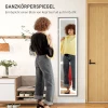 Volledige lichaamsspiegel 40 x 160 cm staande spiegel met led verlichting, 3 lichtkleuren, wandspiegel met touch bediening, vloerspiegel voor slaapkamer, woonkamer, grijs 5
