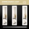 Volledige lichaamsspiegel 40 x 160 cm staande spiegel met led verlichting, 3 lichtkleuren, wandspiegel met touch bediening, vloerspiegel voor slaapkamer, woonkamer, grijs 6