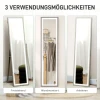 Volledige lichaamsspiegel 40 x 160 cm staande spiegel met led verlichting, 3 lichtkleuren, wandspiegel met touch bediening, vloerspiegel voor slaapkamer, woonkamer, grijs 8
