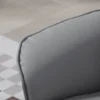 2 delige fauteuilset fauteuil met voetenbank relaxfauteuil met voetenbank, in hoogte verstelbaar, kantelbare rugleuning, lichtgrijs 9